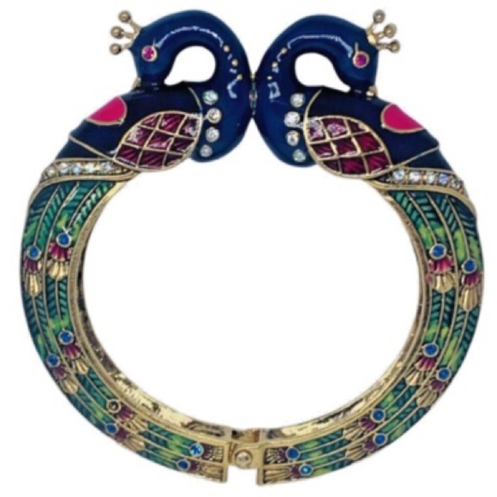 Betsey Johnson vintage peacock bracelet